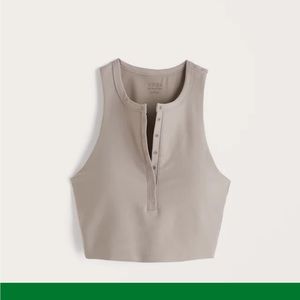 Abercrombie and Fitch YBP Henley slim tank
